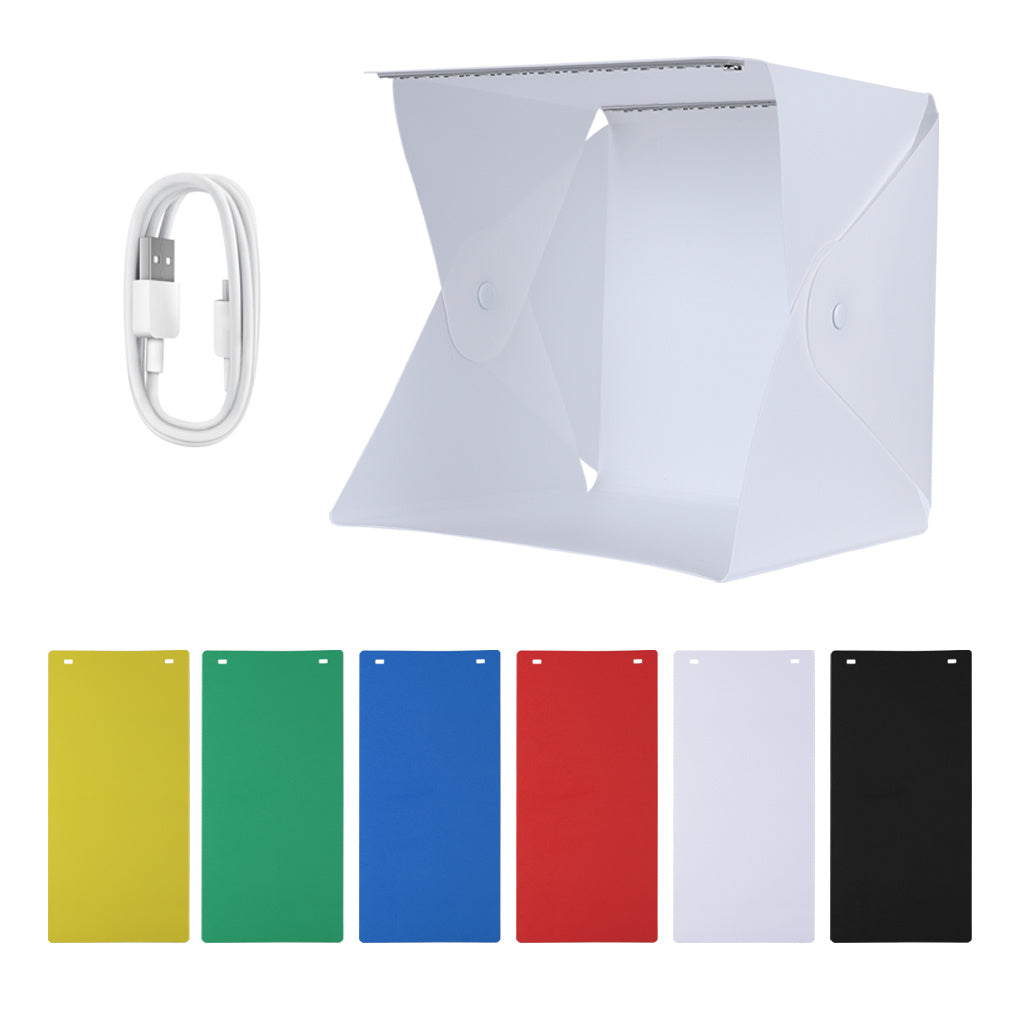 20cm folding studio Professional photo simple LED small light box