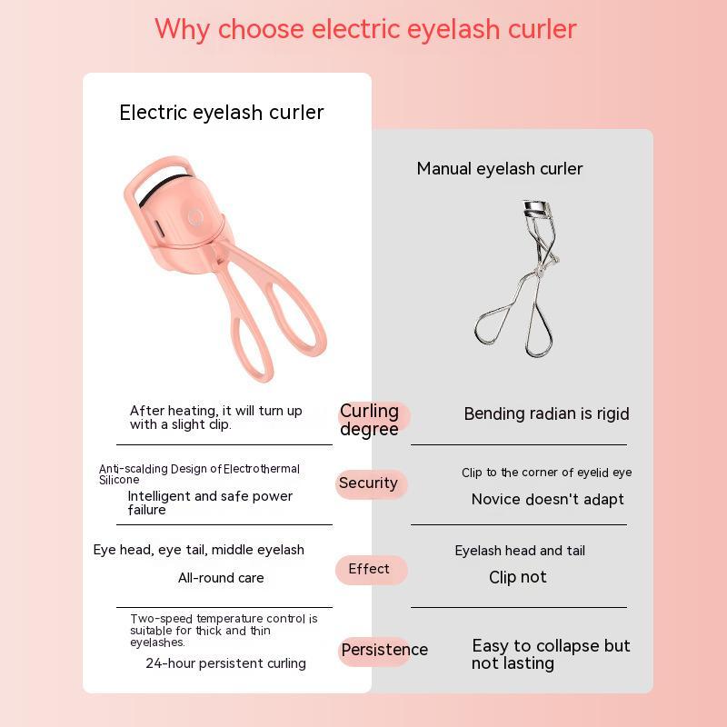 Rechargeable Electric Eyelash Curler,Handheld Eyelash Heat