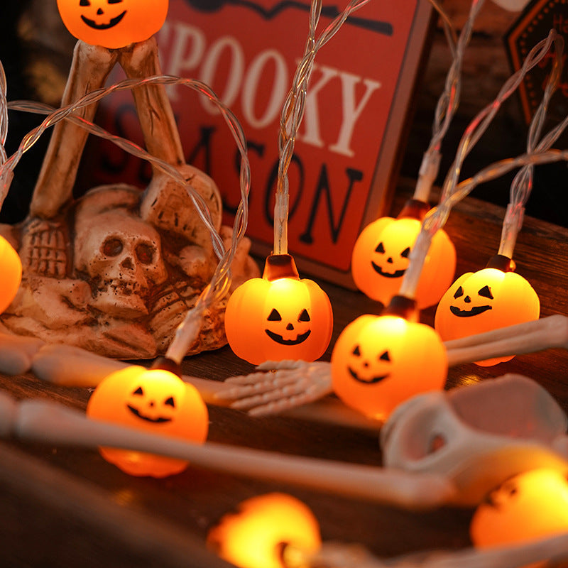 PVC Soft Material Halloween Lighting Chain Pumpkin