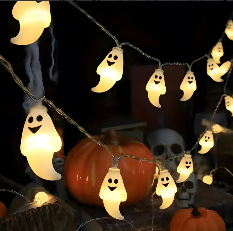 PVC Soft Material Halloween Lighting Chain Pumpkin