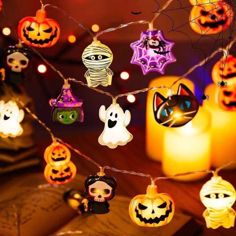 PVC Soft Material Halloween Lighting Chain Pumpkin