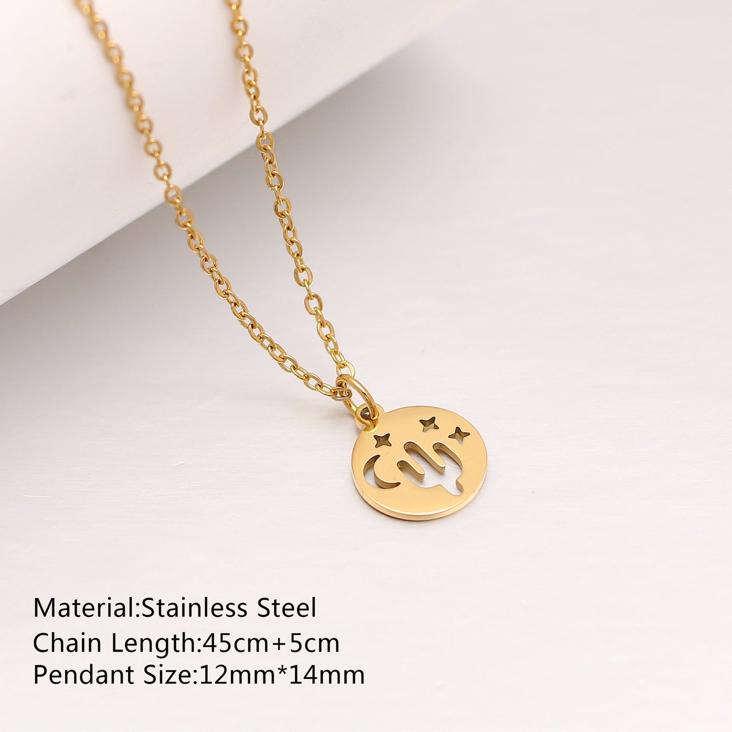 Mushroom Necklace Clavicle Chain Color Retention