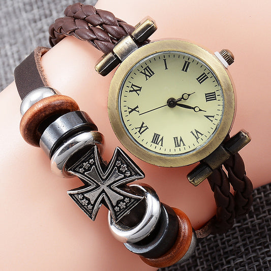 Vintage Craft Bracelet Watch Women's Fashion Twist