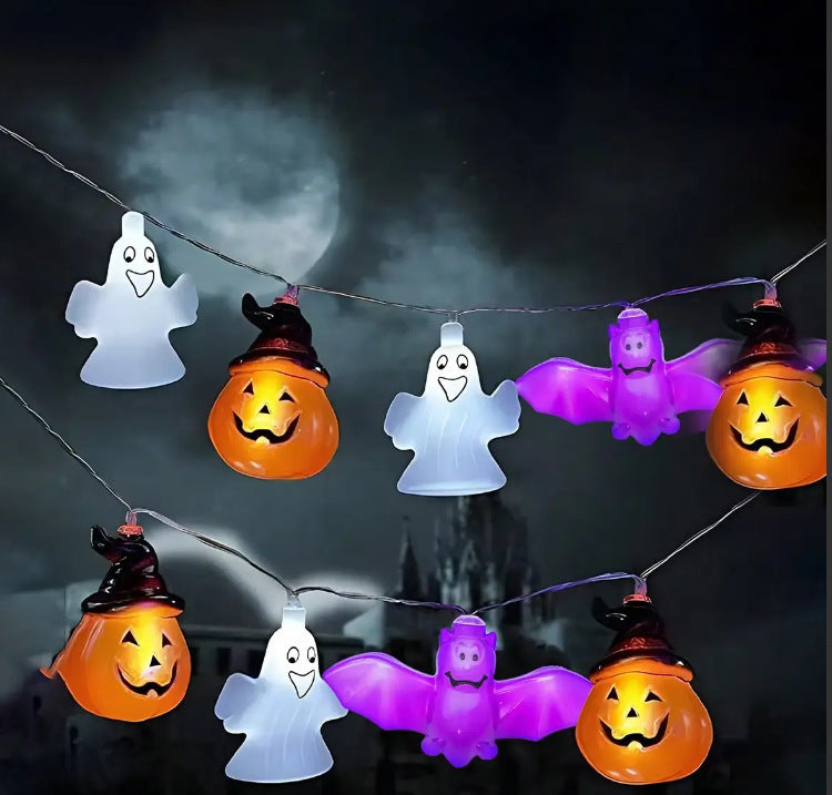 PVC Soft Material Halloween Lighting Chain Pumpkin